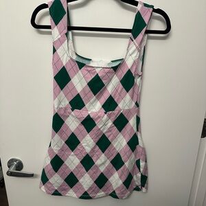 Urban Outfitters Pink and Green Dress